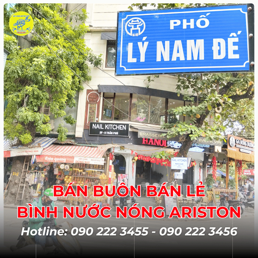 Bán buôn bán lẻ bình nước nóng Ariston tại Phố Lý Nam Đế 0902223456