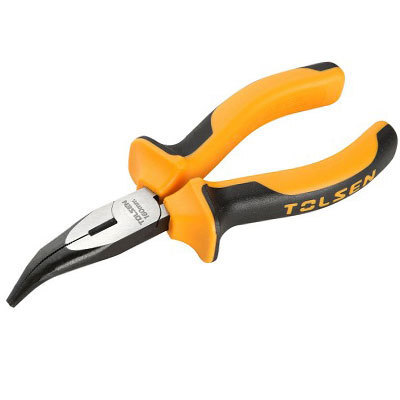 Kìm nhọn cong 6'' Tolsen 10023 160mm (Công nghiệp)