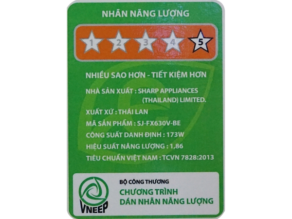 Tủ Lạnh Sharp SJ-FX630V-BE 626 lít