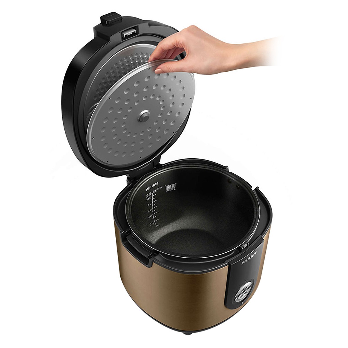 Nồi cơm điện Philips HD3132/68 2 lít