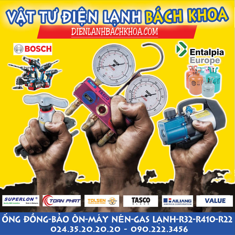 VẬT TƯ ĐIỆN LẠNH BÁCH KHOA