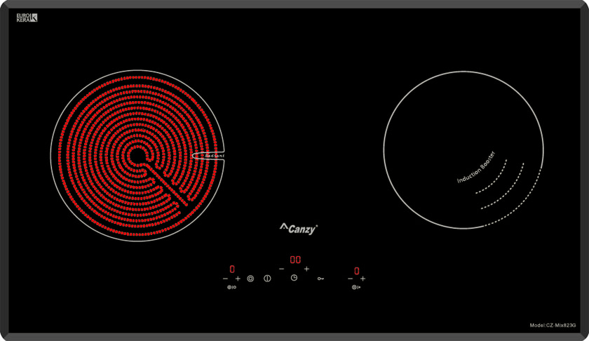 Bếp điện từ cao cấp Canzy CZ MIX823G
