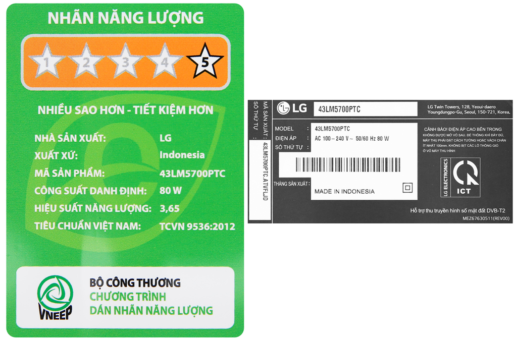 Smart Tivi LG 43 inch 43LM5700PTC Mẫu 2019