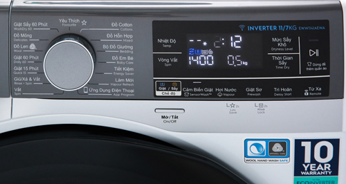 Máy giặt cửa ngang Electrolux 11kg EWW1141AEWA