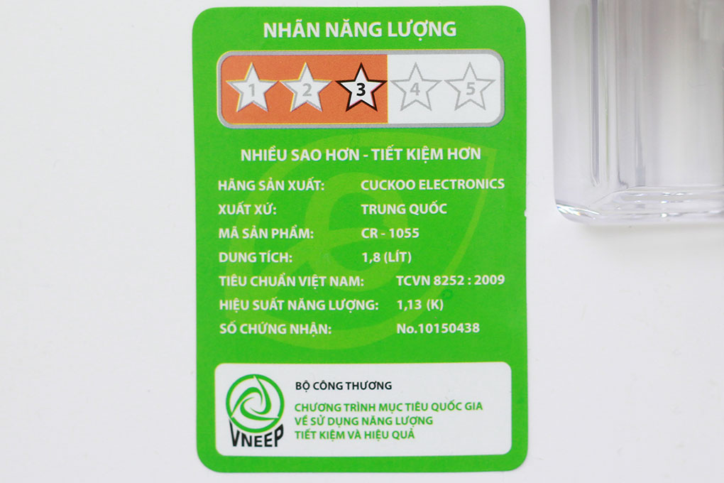 Nồi cơm điện Cuckoo CR-1055 1.8 Lít