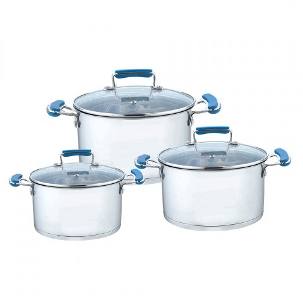 Bộ nồi Inox SmartCook 3 chiếc cỡ 18, 22, 26cm-SMX3