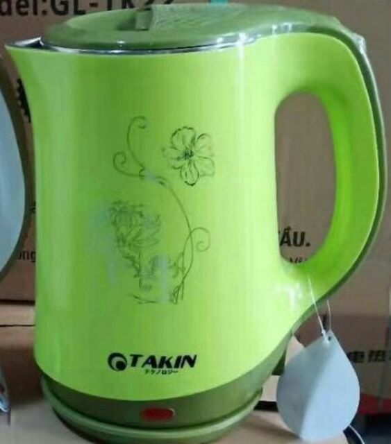 Ấm siêu tốc 2lớp 1,8lít Takin GL-TK22