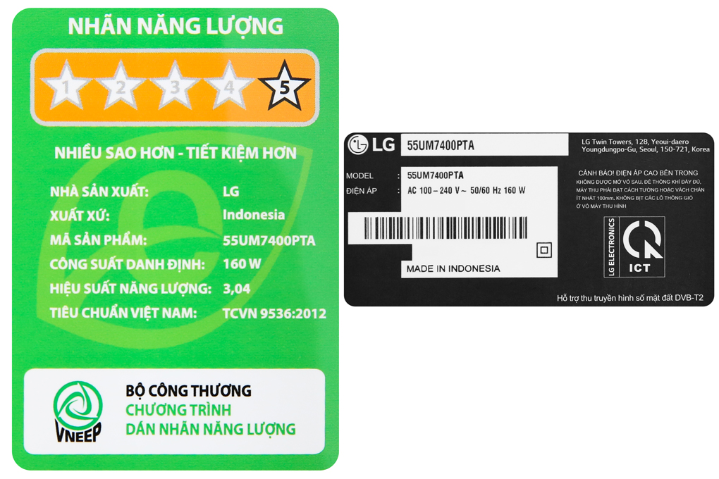 Smart Tivi LG 4K 55 inch 55UM7400PTA Mẫu 2019