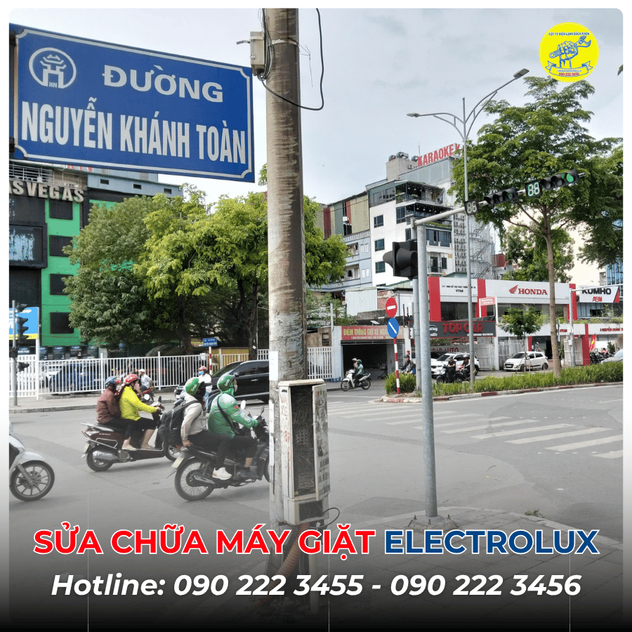 Sửa chữa máy giặt Electrolux tại Đường Nguyễn Khánh Toàn 0902223456