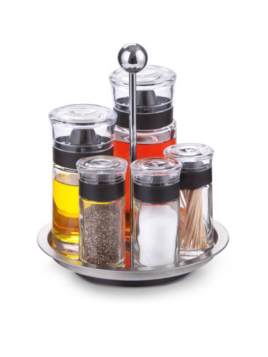 Bộ Gia Vị 5 Món Có Đế Xách Moriitalia - 89012002