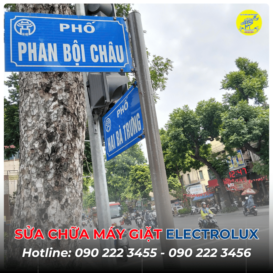 Sửa chữa máy giặt Electrolux tại Phố Phan Bội Châu 0902223456