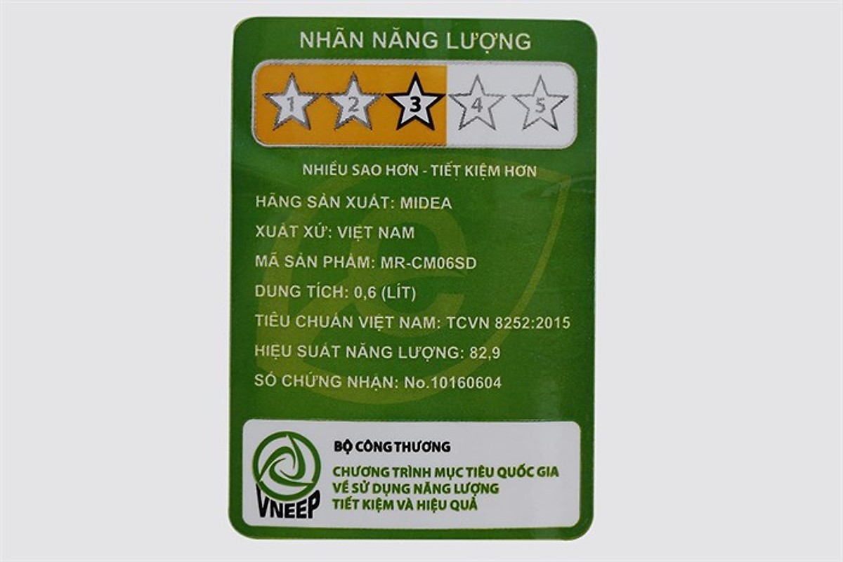 Nồi cơm điện Midea MR-CM06SD - hàng chính hãng