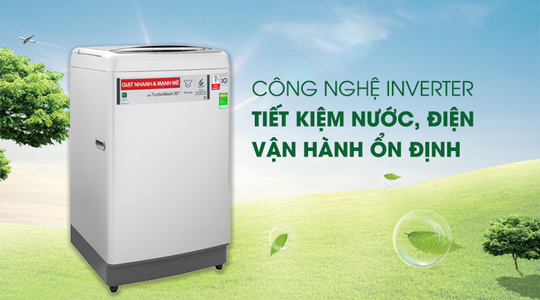 Máy giặt cửa trên LG Inverter 11 kg TH2111SSAL