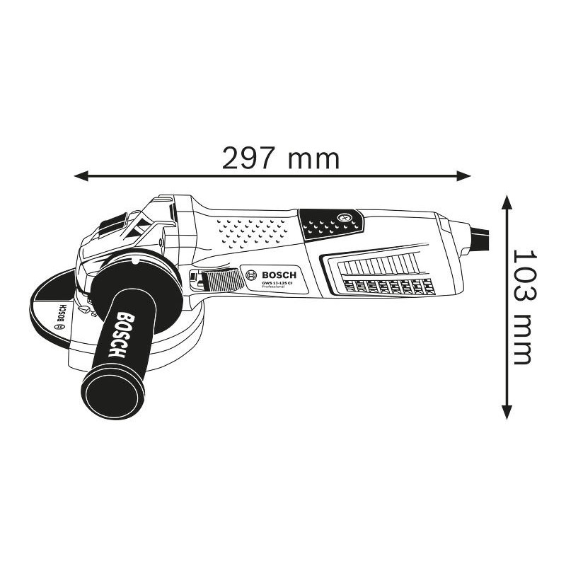 Máy mài góc Bosch GWS 13-125 CI (1300W)