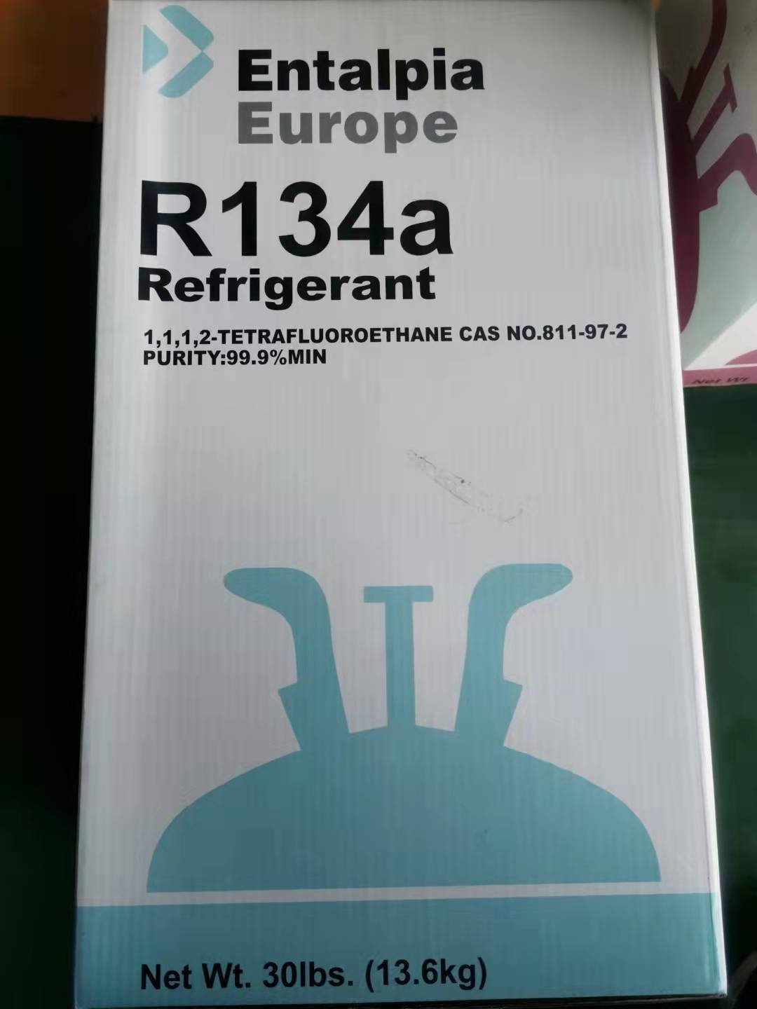 Bình gas lạnh R134 Entalpia Europe 13,6kg (Giá bán buôn)