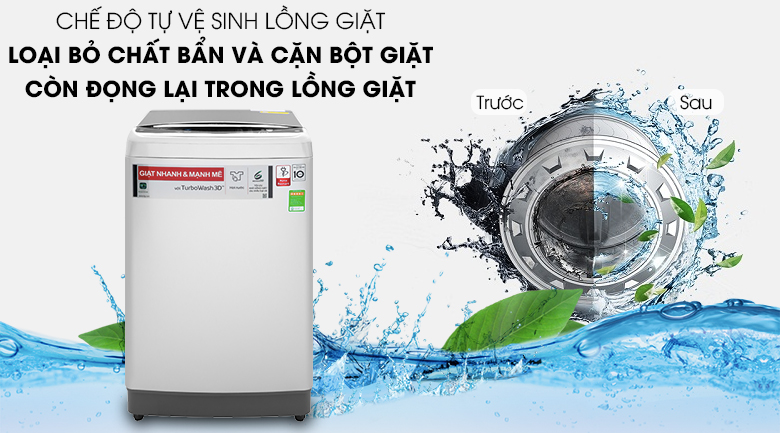 Máy giặt cửa trên LG Inverter 11 kg TH2111SSAL