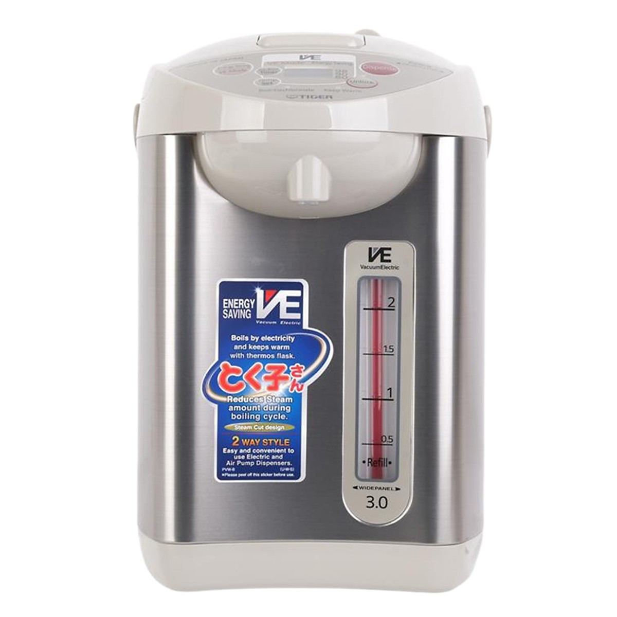 Bình thủy điện tử Tiger PVW-B30W - 2.91L