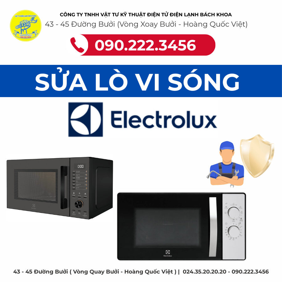 Sửa Lò Vi Sóng Electrolux Tại Đường Nguyễn Xiển - 0902223456