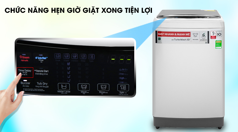 Máy giặt cửa trên LG Inverter 11 kg TH2111SSAL