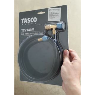 Dây nạp gas kèm van chống bỏng Tasco TCV140M Chính Hãng