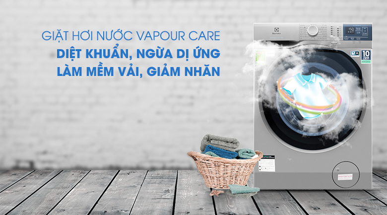 Máy giặt cửa ngang Electrolux Inverter 9 kg EWF9024ADSA