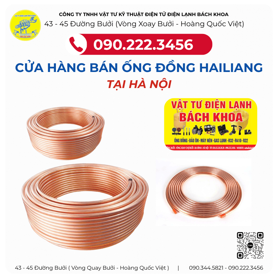 CỬA HÀNG BÁN ỐNG ĐỒNG HAILIANG Tại KĐT The Manor - 0902223456