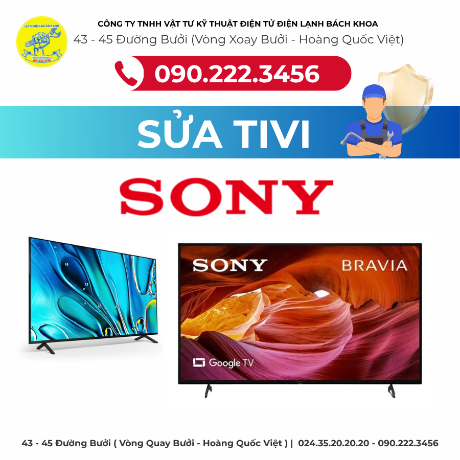 Sửa Tivi Sony Tại Phố Bạch Mai - 0902223456