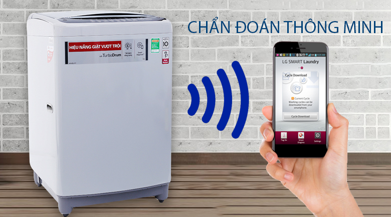 Máy giặt cửa trên LG Inverter 10.5 kg T2350VSAW