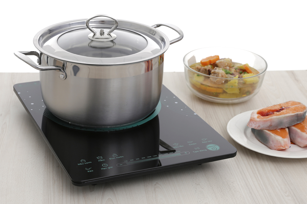 Bếp điện từ Midea MI-T2117DB (2100W) - Hàng chính hãng
