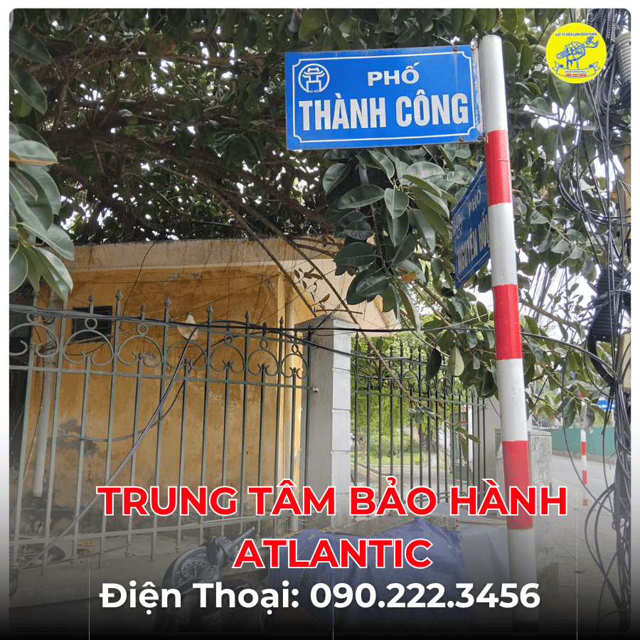 Trung Tâm Bảo Hành ATLANTIC  tại phố Thành Công