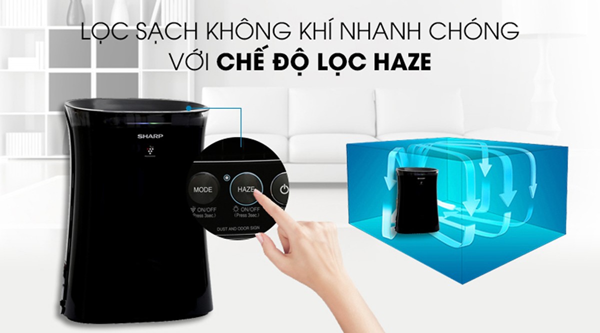 Máy lọc không khí bắt muỗi Sharp FP-GM50E-B