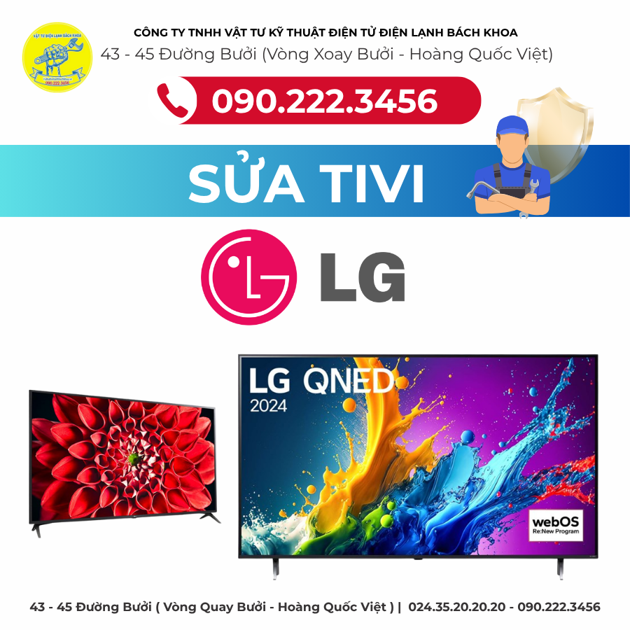 Sửa TIVI LG Tại Đường Lê Văn Lương - 0902223456