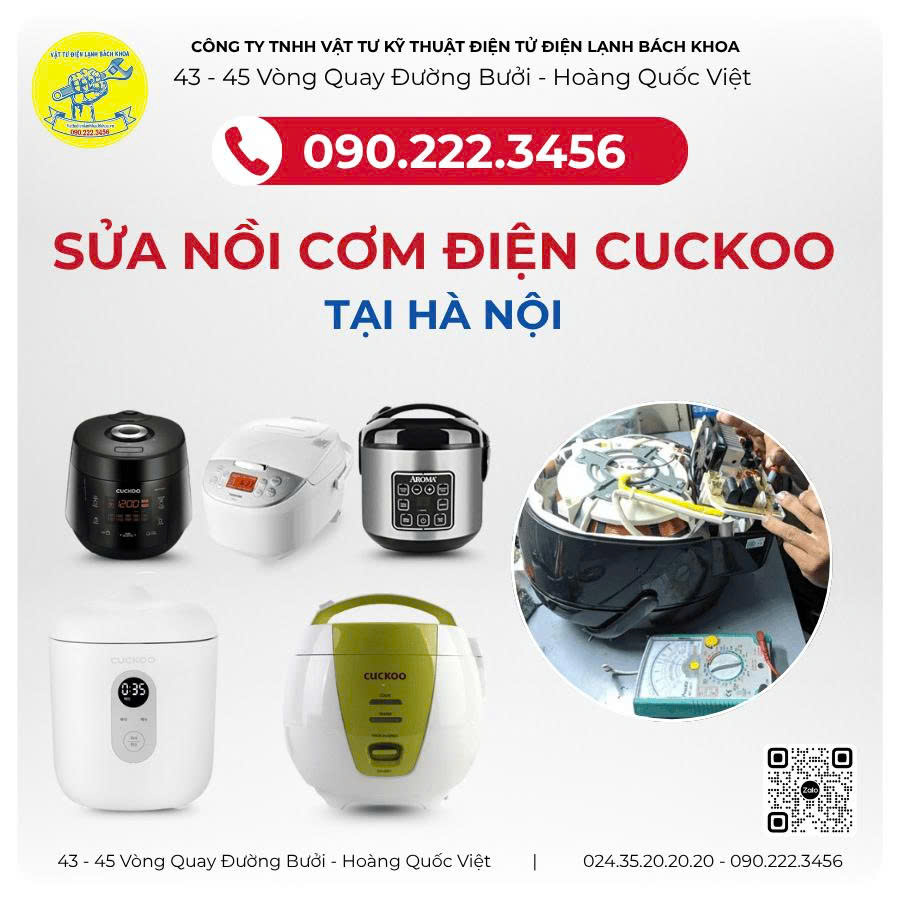 Nồi Cơm Cuckoo Báo Lỗi E01 – Nguyên Nhân, Cách Khắc Phục Hiệu Quả