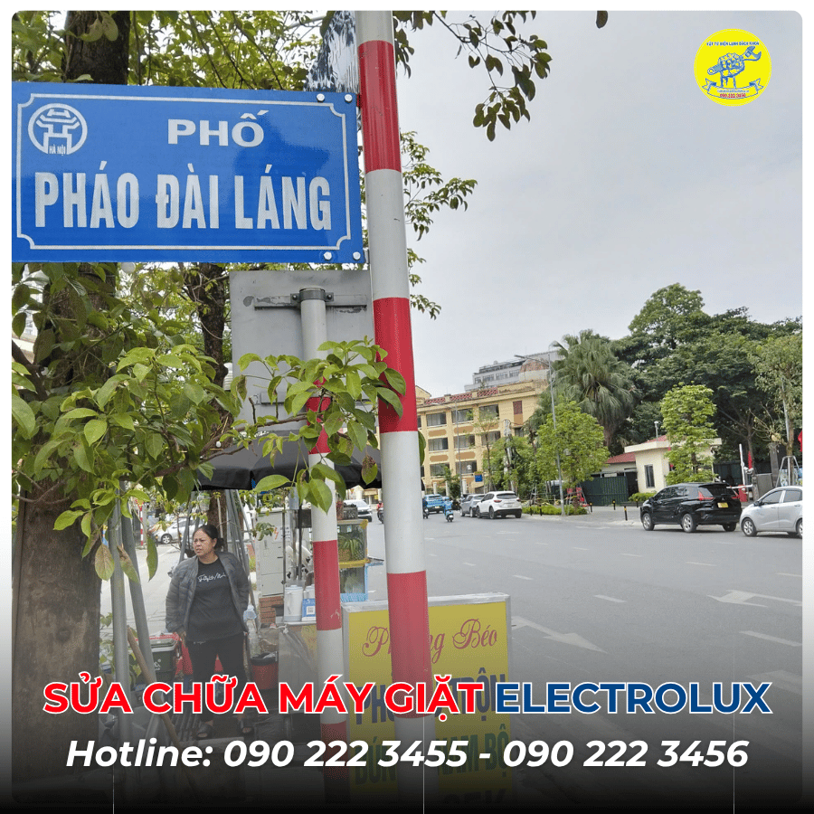 Sửa chữa máy giặt Electrolux tại Phố Pháo Đài Láng 0902223456