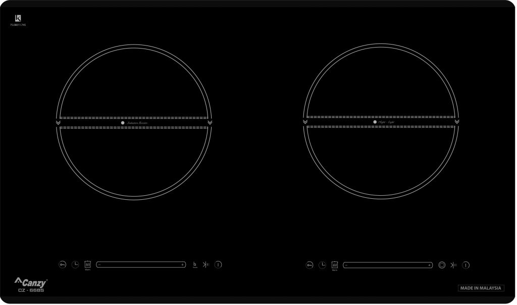 Bếp Từ Canzy CZ 66BS xuất xứ chính hãng Malaysia