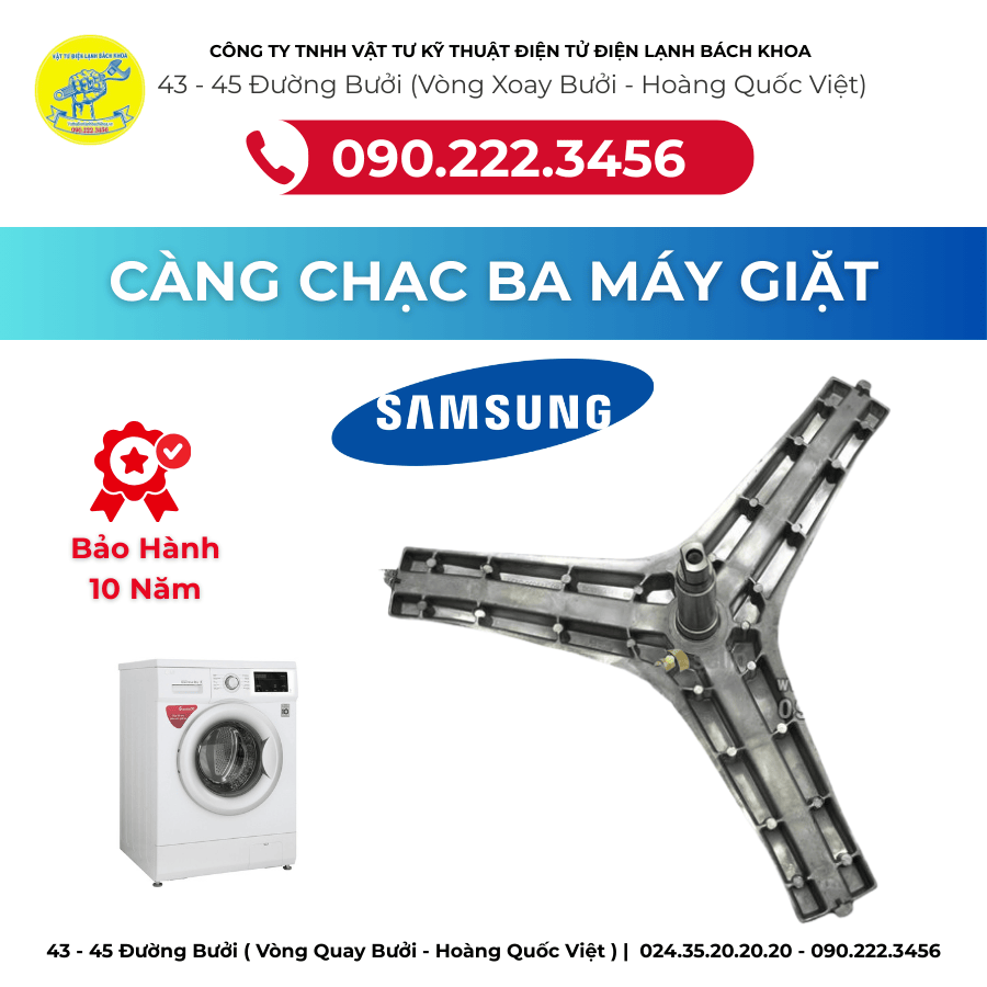Cửa Hàng Bán Càng Chạc Ba Máy Giặt SAMSUNG Tại KĐT Đại Kim - 0902223456