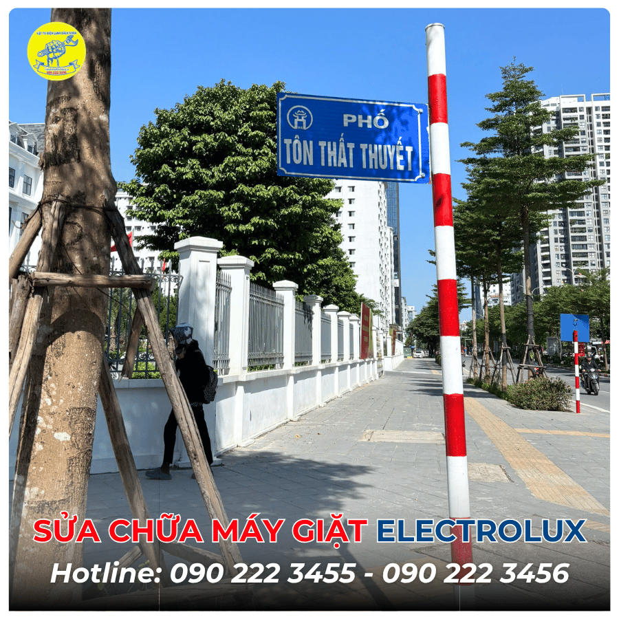 Sửa chữa máy giặt Electrolux tại Phố Tôn Thất Thuyết 0902223456