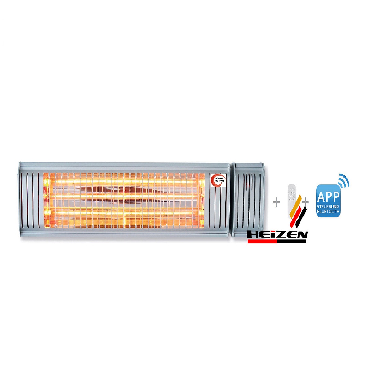 Đèn sưởi nhà tắm không chói mắt Appino 20 (2000W)