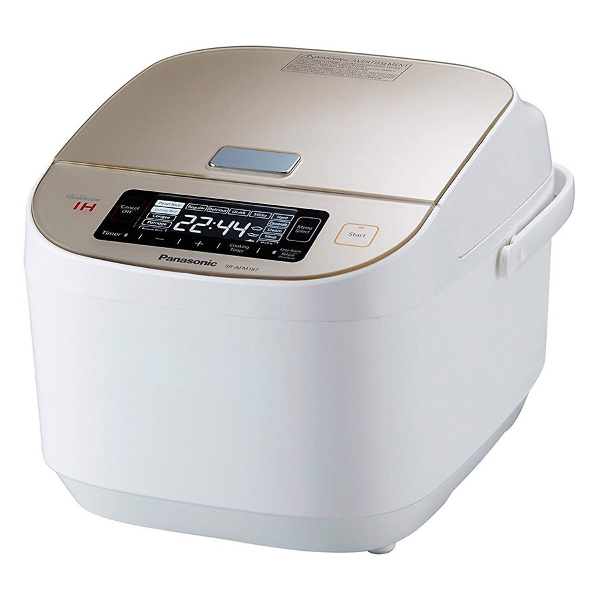 Nồi cơm điện cao tần Panasonic PANC-SR-AFM181WRA (1.8L) - Hàng Chính Hãng