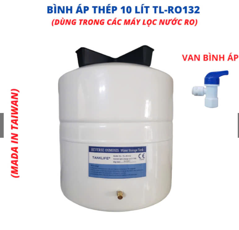 Bình áp thép chứa nước tinh khiết