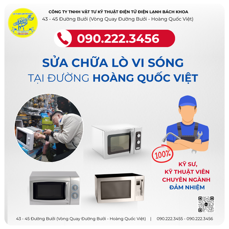 Sửa Lò Vi Sóng tại đường Hoàng Quốc Việt