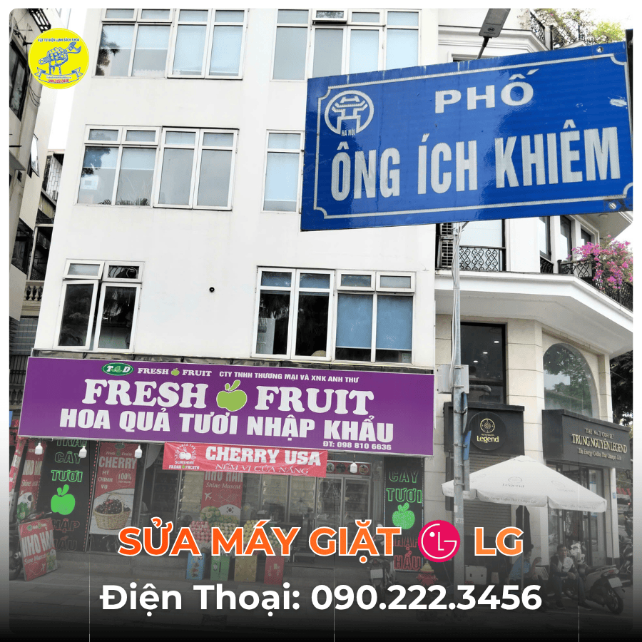 Sửa Máy Giặt LG tại Phố Ông Ích Khiêm