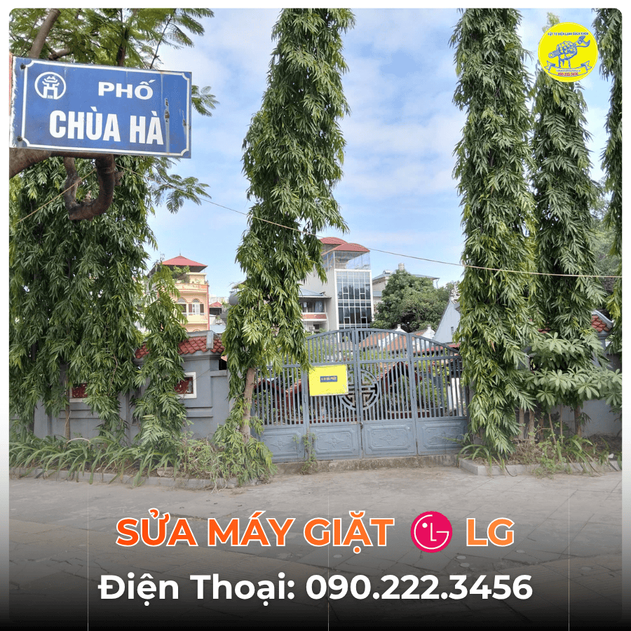 Sửa Máy Giặt LG tại Phố Chùa Hà