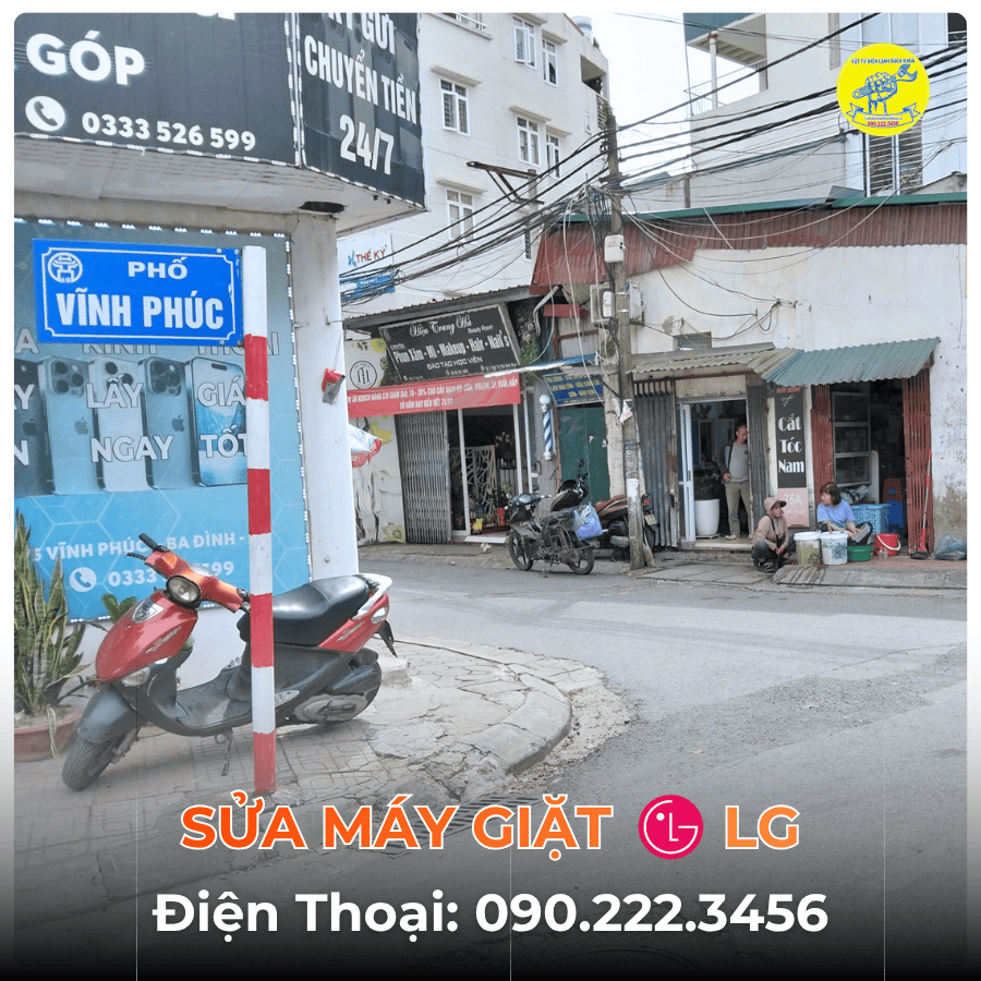 Sửa Máy Giặt LG tại Phố Vĩnh Phúc