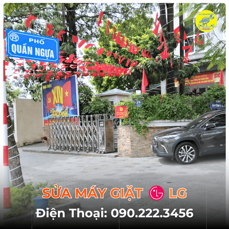 Sửa Máy Giặt LG tại Phố Quần Ngựa