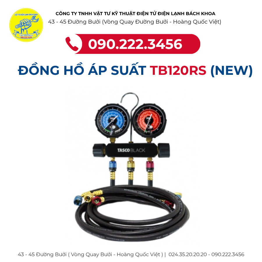 Đồng hồ nạp gas Tasco  TB120RS (NEW)