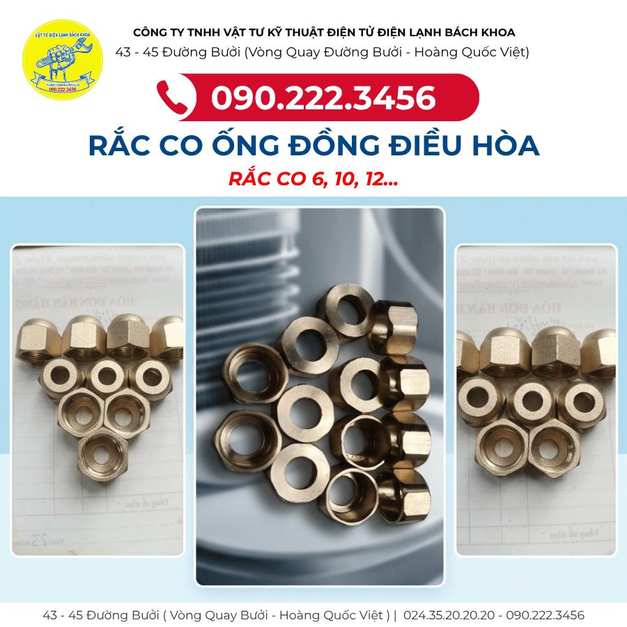 Rắc Co ống đồng điều hòa Tại đường Xuân Thủy - 0902223456