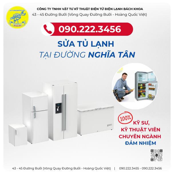 Sửa Tủ lạnh tại đường Nghĩa Tân
