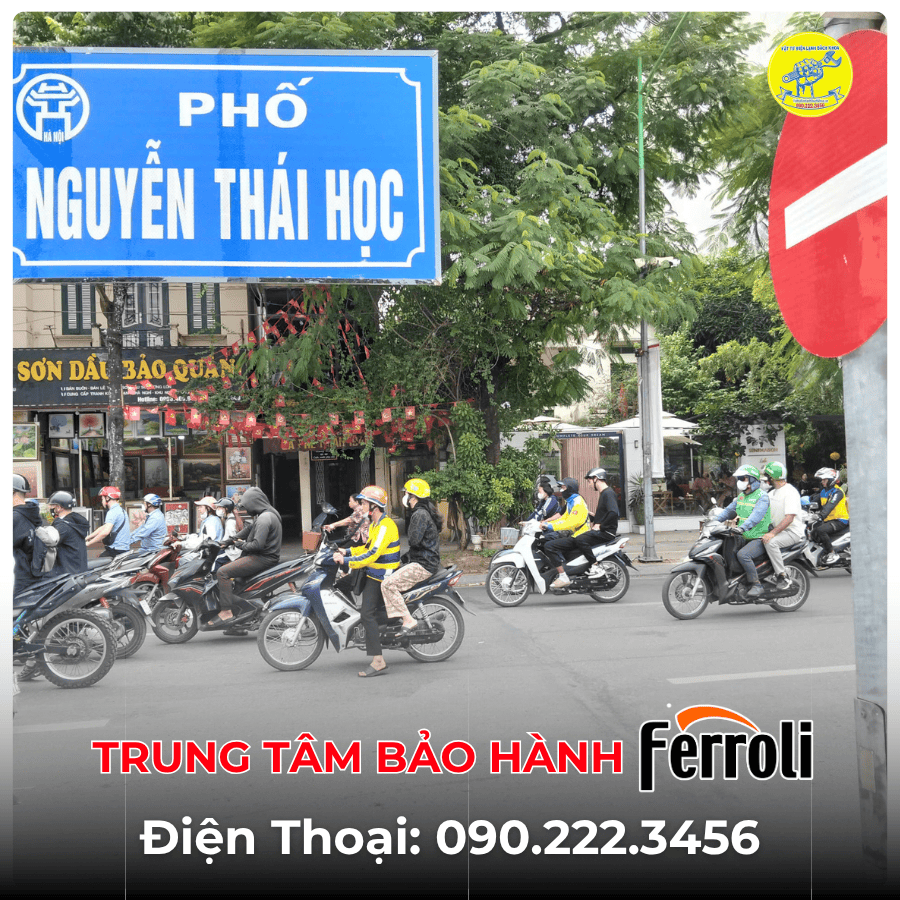 Trung Tâm Bảo Hành Ferroli tại đường Nguyễn Thái Học