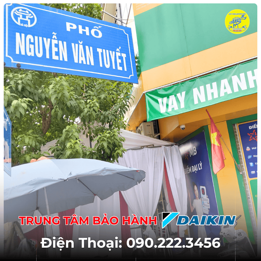Trung Tâm Bảo Hành DAIKIN Tại Phố Nguyễn Văn Tuyết